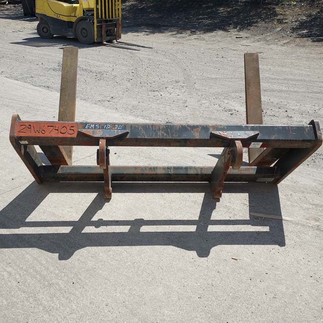 Good Used FORKS - PALLET QUICK ATTACH 61-0434 5